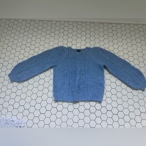 Women's Blue Sweater by Hatley giving full Sezane vibes